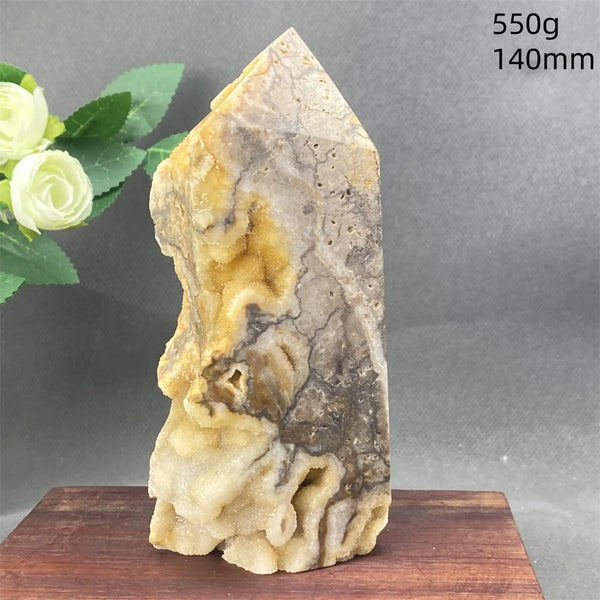 White Fluorite Cluster Point-ToShay.org