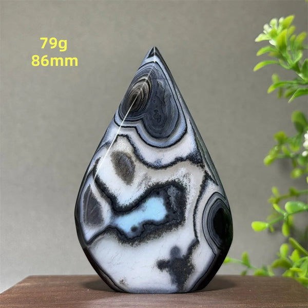 Black Striped Agate Torch-ToShay.org