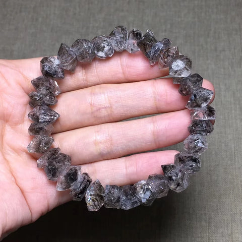 Black Diamond Quartz Bracelet-ToShay.org