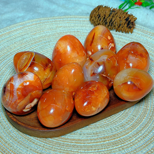 Orange Carnelian Egg-ToShay.org