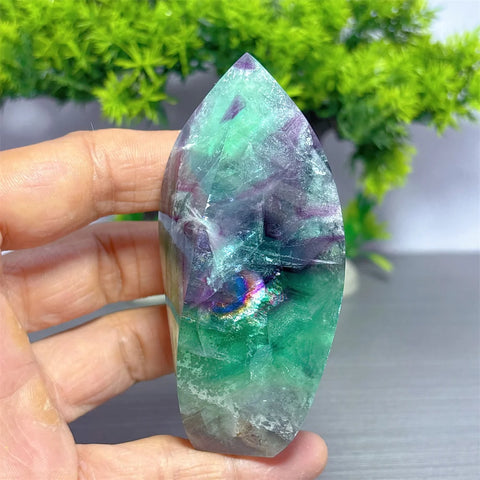 Rainbow Fluorite Flame-ToShay.org