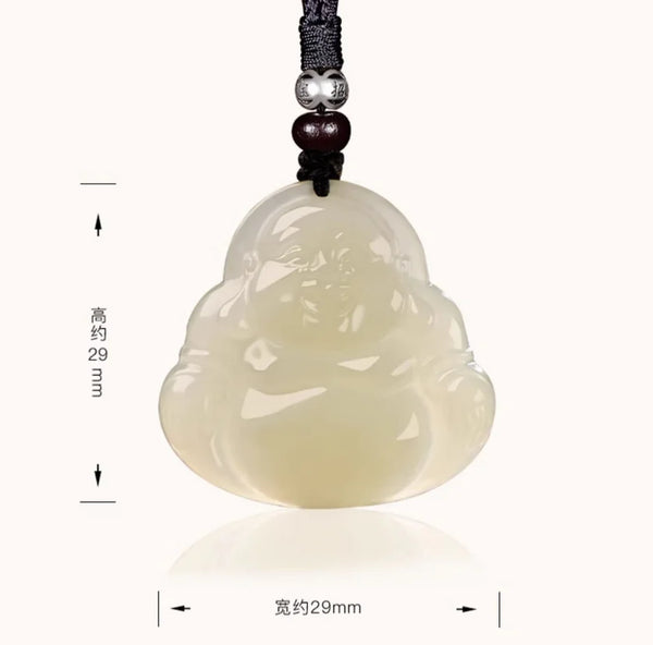 Green Jade Buddha Pendant-ToShay.org