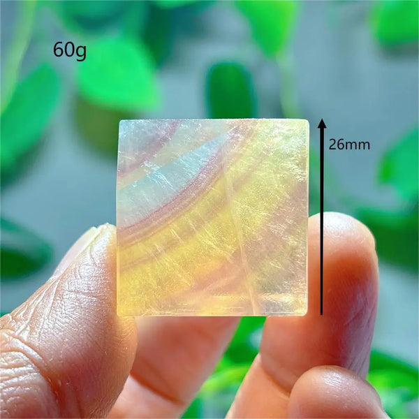 Purple Fluorite Crystal Square-ToShay.org