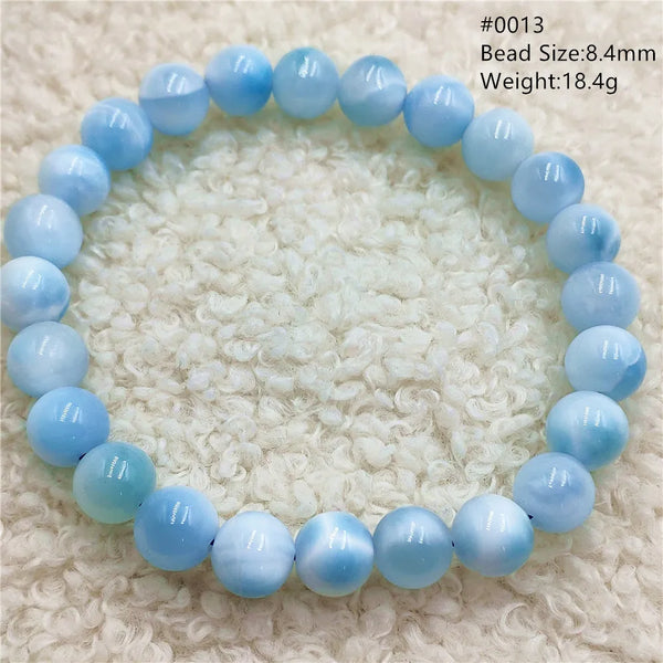 Blue Larimar Bead Bracelet-ToShay.org