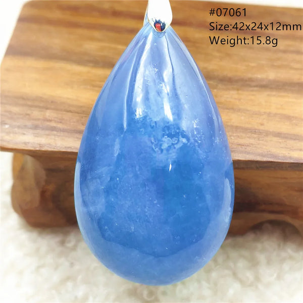 Blue Aquamarine Pendant-ToShay.org