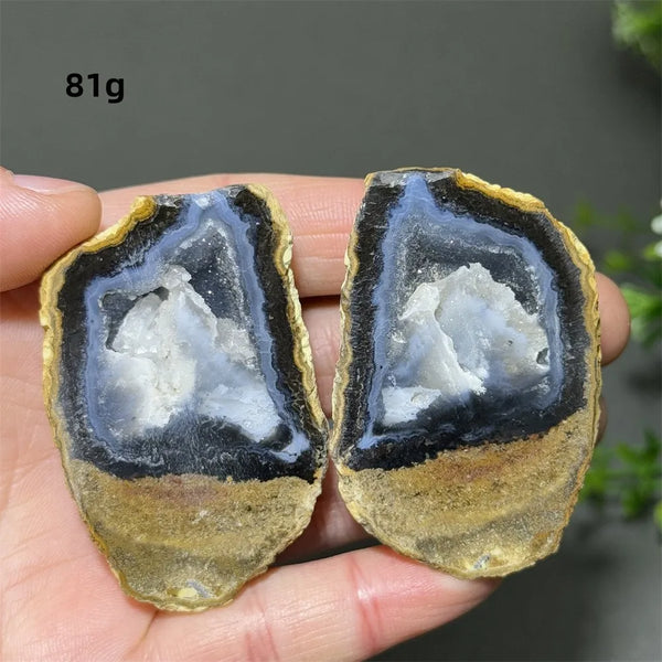 Mixed Agate Crystal Cave Egg-ToShay.org
