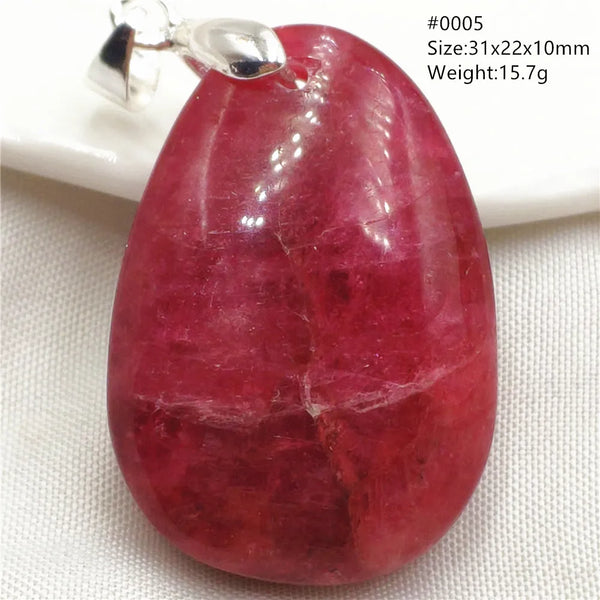Red Rose Rhodonite Pendant-ToShay.org