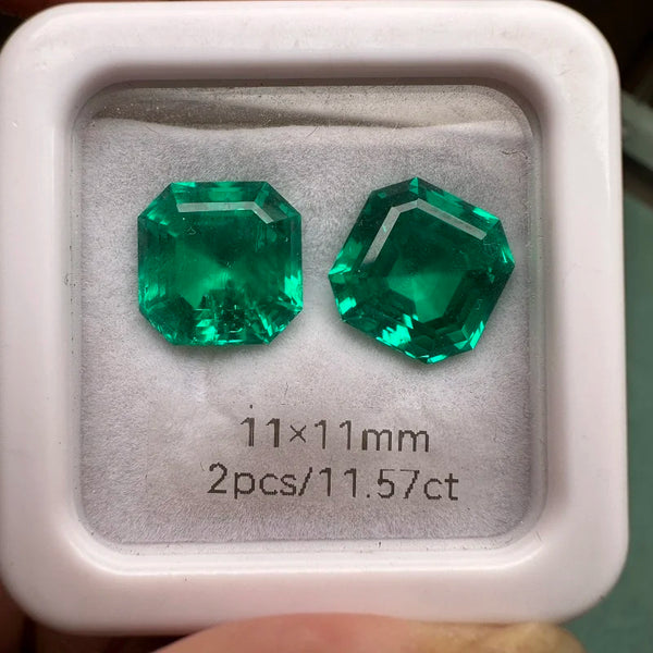 Green Crystal Cut Emerald-ToShay.org