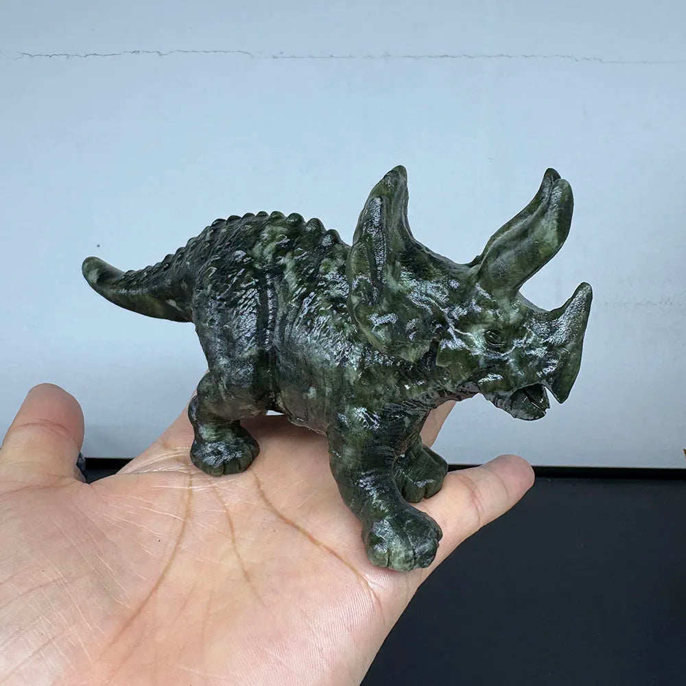 Green Jade Triceratops-ToShay.org