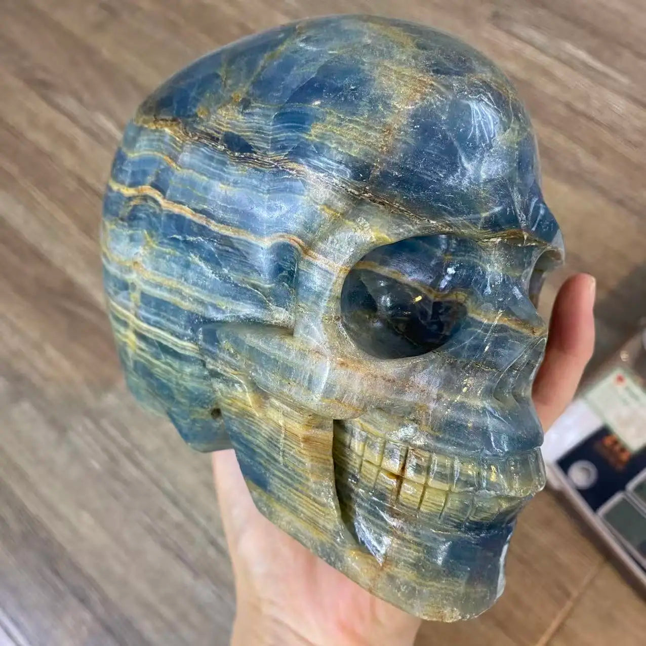 Blue Lux Crystal Skull-ToShay.org