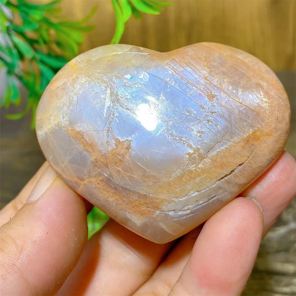 Orange Moonstone Heart-ToShay.org