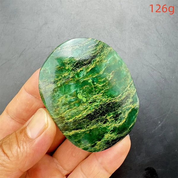 Green Verdite Palm Stone-ToShay.org