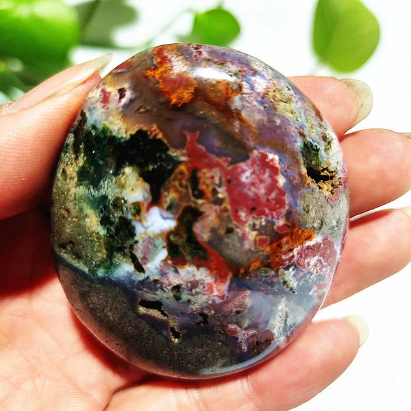 Ocean Jasper Palm Stone-ToShay.org