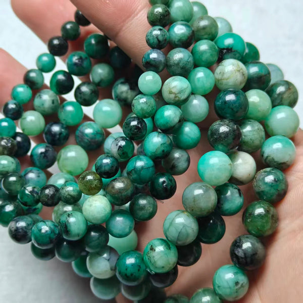 Green Emerald Stone Bracelet-ToShay.org