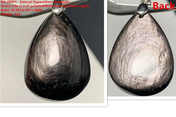 Black Hypersthene Pendant-ToShay.org