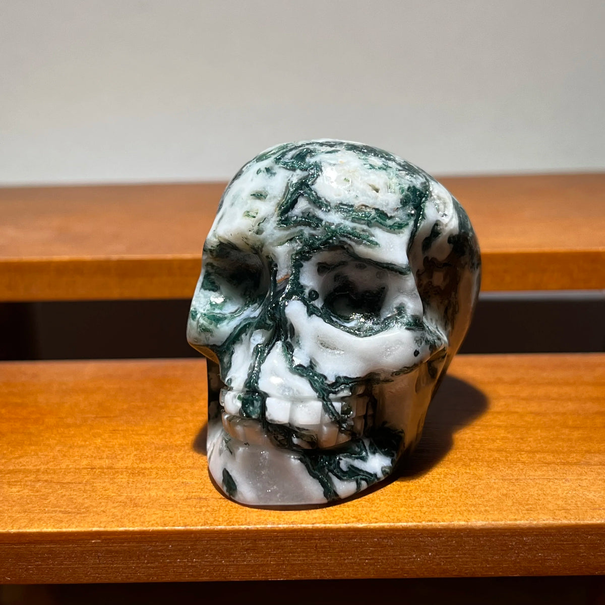 Green Jasper Skull-ToShay.org