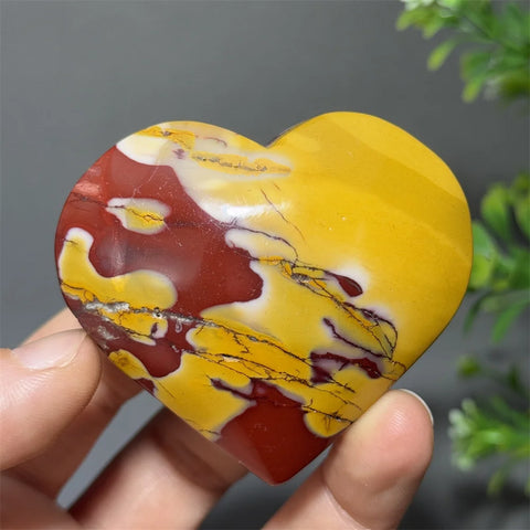Yellow Mookaite Heart-ToShay.org