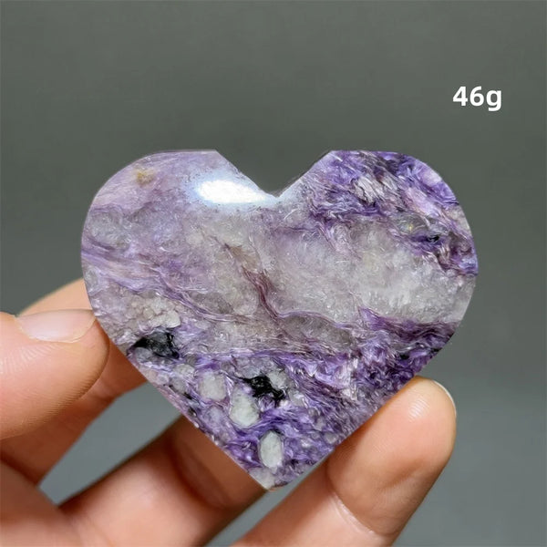 Purple Dragon Crystal Heart-ToShay.org