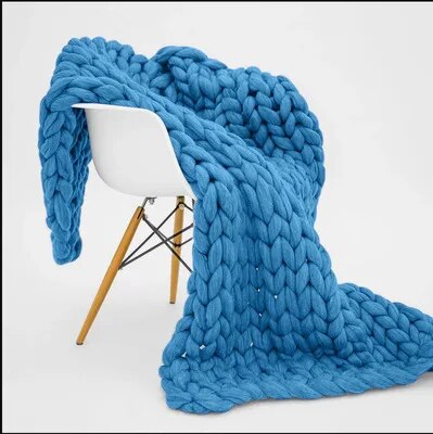 Knitted Throw Blanket-ToShay.org