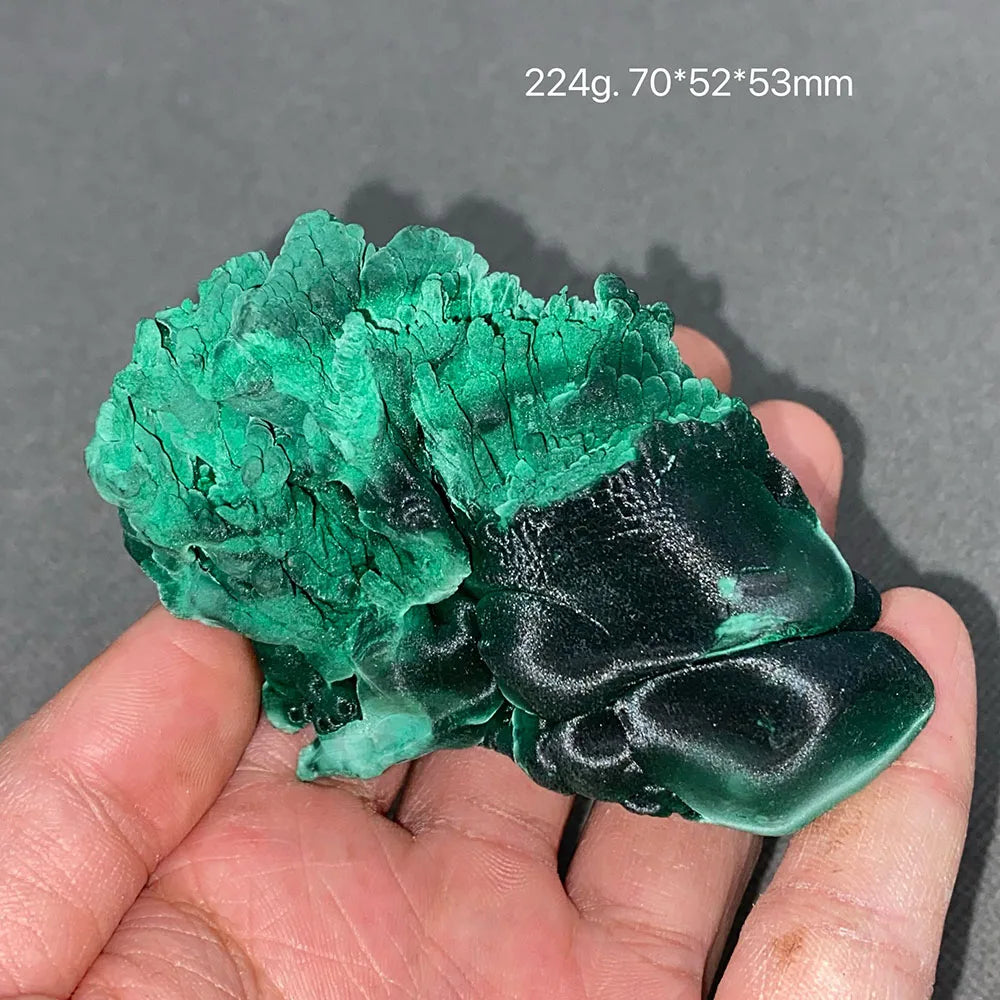 Green Malachite Crystal Slice-ToShay.org