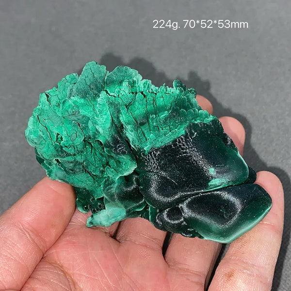 Green Malachite Crystal Slice-ToShay.org