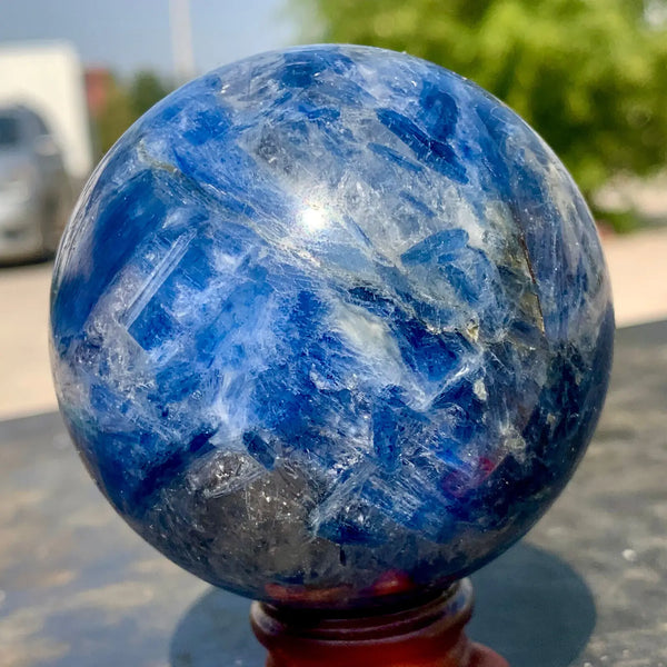 Blue Kyanite Quartz Ball-ToShay.org