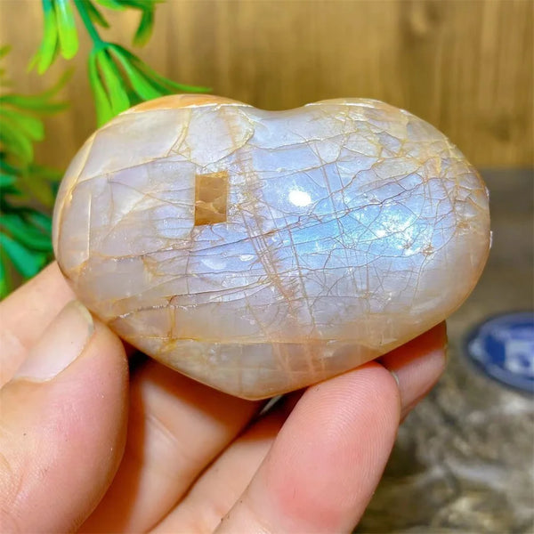 Orange Moonstone Heart-ToShay.org
