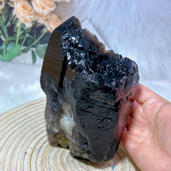 Black Quartz Cluster-ToShay.org