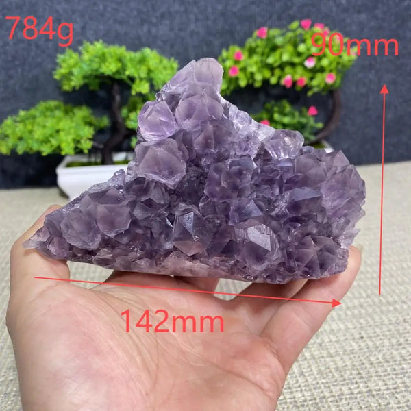 Purple Amethyst Crystal Cluster-ToShay.org