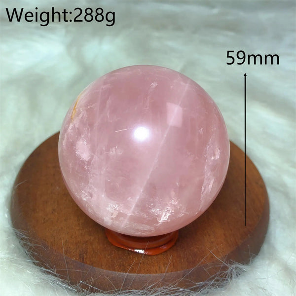 Pink Rose Quartz Ball-ToShay.org