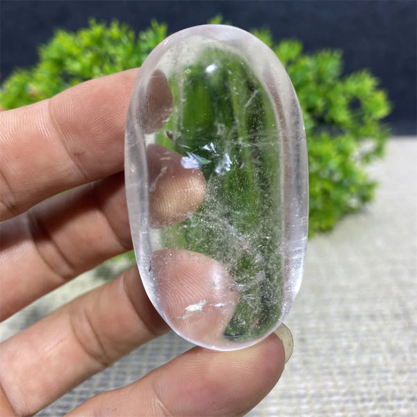 Clear Crystal Palm Stone-ToShay.org