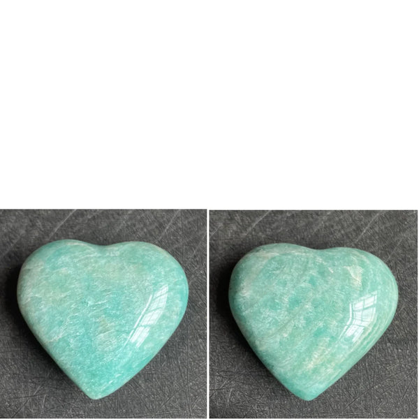 Blue Amazonite Heart-ToShay.org