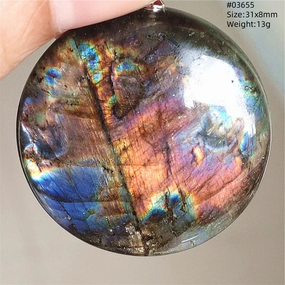 Blue Purple Labradorite Pendant-ToShay.org