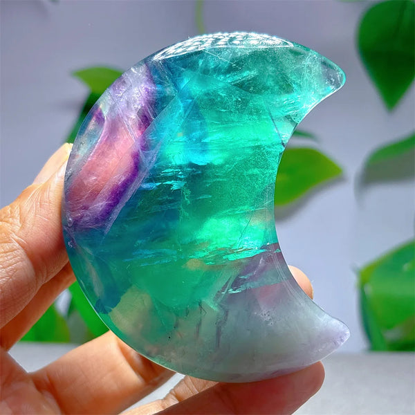 Rainbow Fluorite Moon-ToShay.org