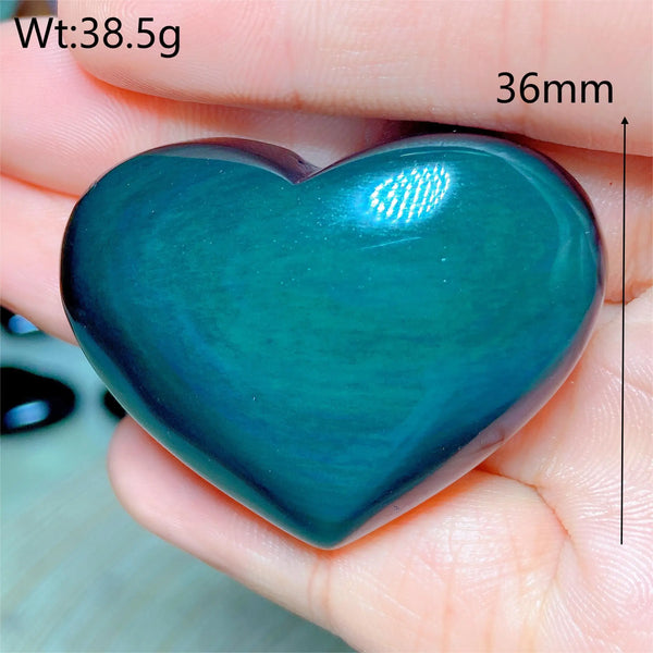 Rainbow Obsidian Heart-ToShay.org