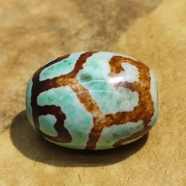 Mixed Agate Dzi Bead-ToShay.org