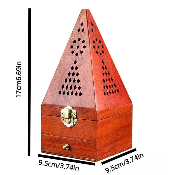 Wood Incense Burner Box-ToShay.org