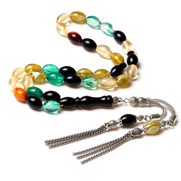 Clear Resin Prayer Beads-ToShay.org