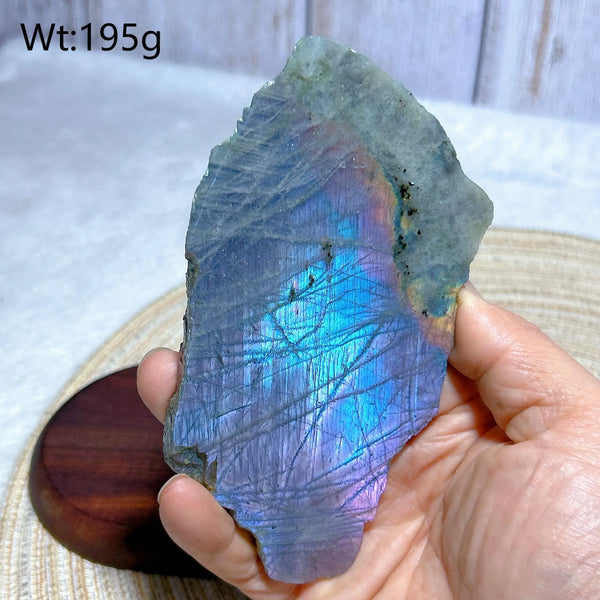 Purple Labradorite Slab-ToShay.org