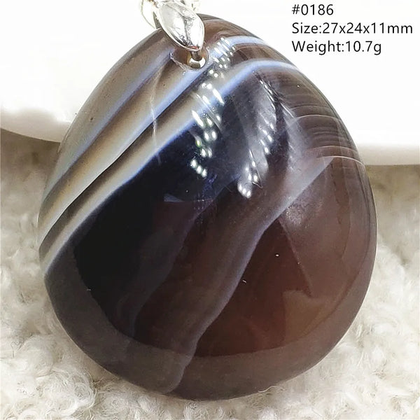 Grey Lace Agate Pendant-ToShay.org