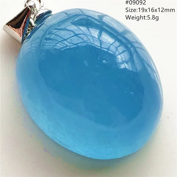 Blue Aquamarine Pendant-ToShay.org