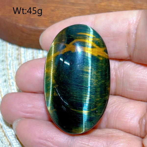 Blue Yellow Tiger Eye Stone-ToShay.org