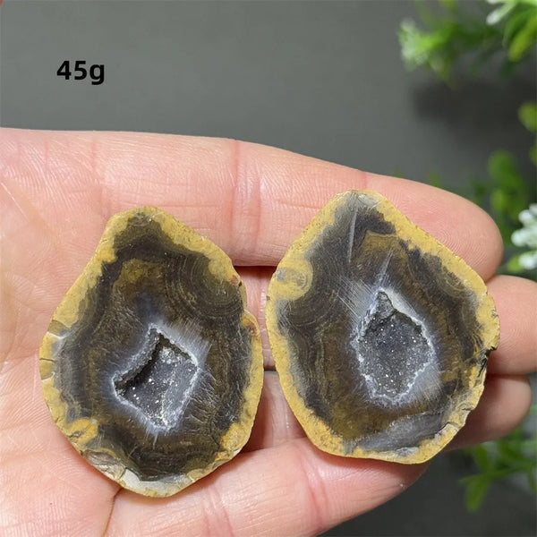 Mixed Agate Crystal Cave Egg-ToShay.org