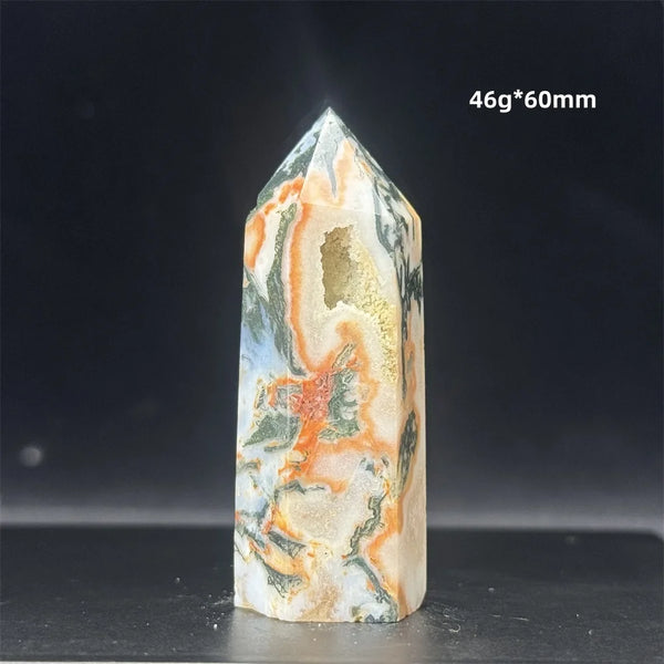 Red Moss Agate Point-ToShay.org