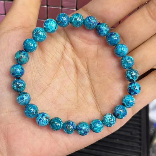Blue Malachite Azurite Bracelet-ToShay.org