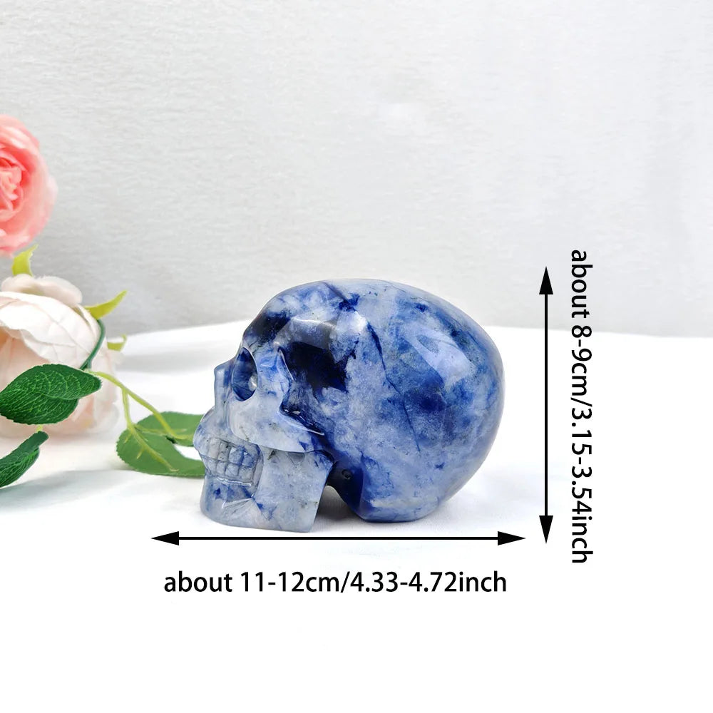 Blue Sodalite Skulls-ToShay.org