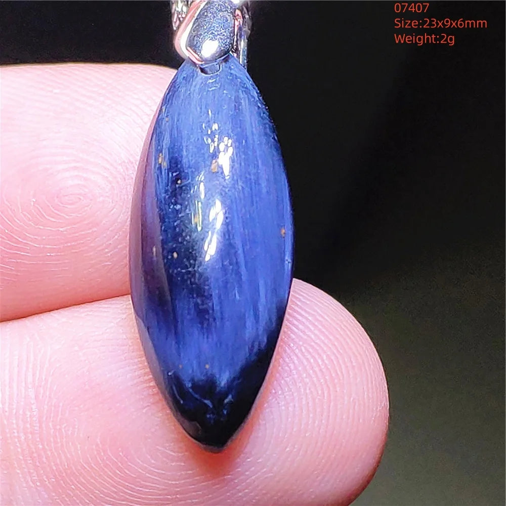 Blue Pietersite Pendant-ToShay.org