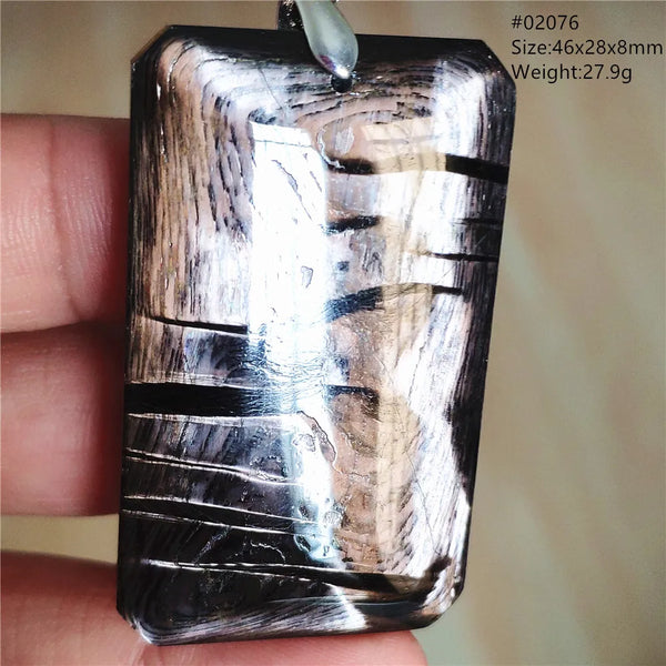 Black Hypersthene Pendant-ToShay.org