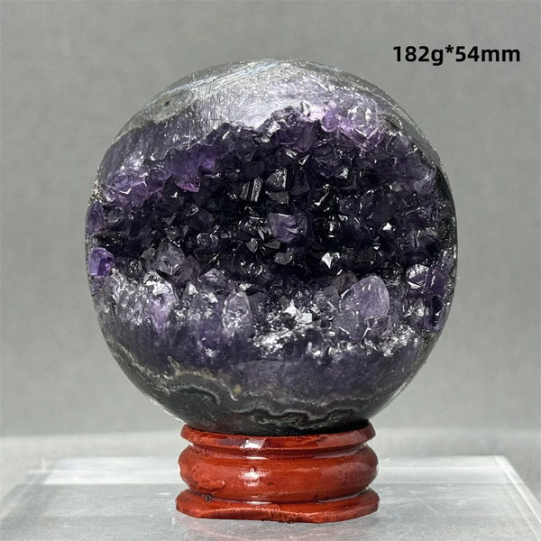 Purple Amethyst Cluster Ball-ToShay.org