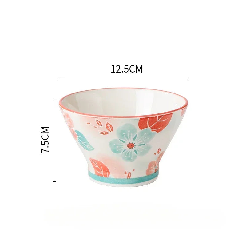 Flowers Ceramic Bowl-ToShay.org